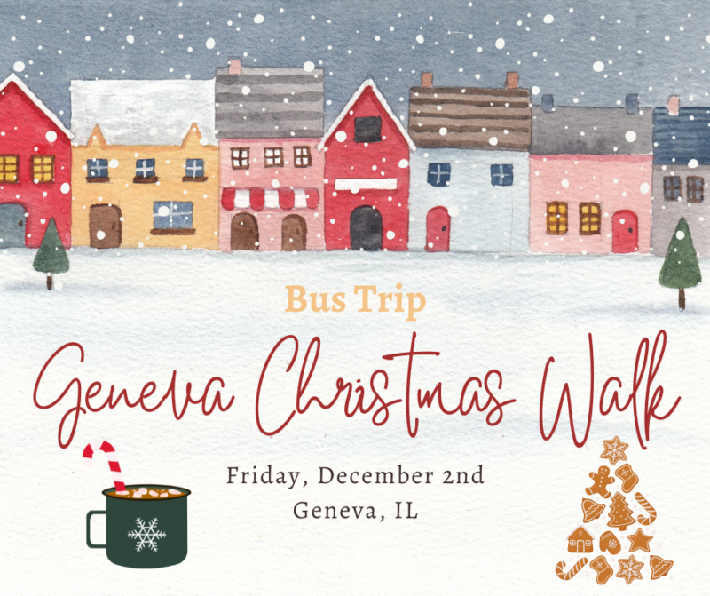 Bus Trip Geneva Christmas Walk New Lenox Community Park District